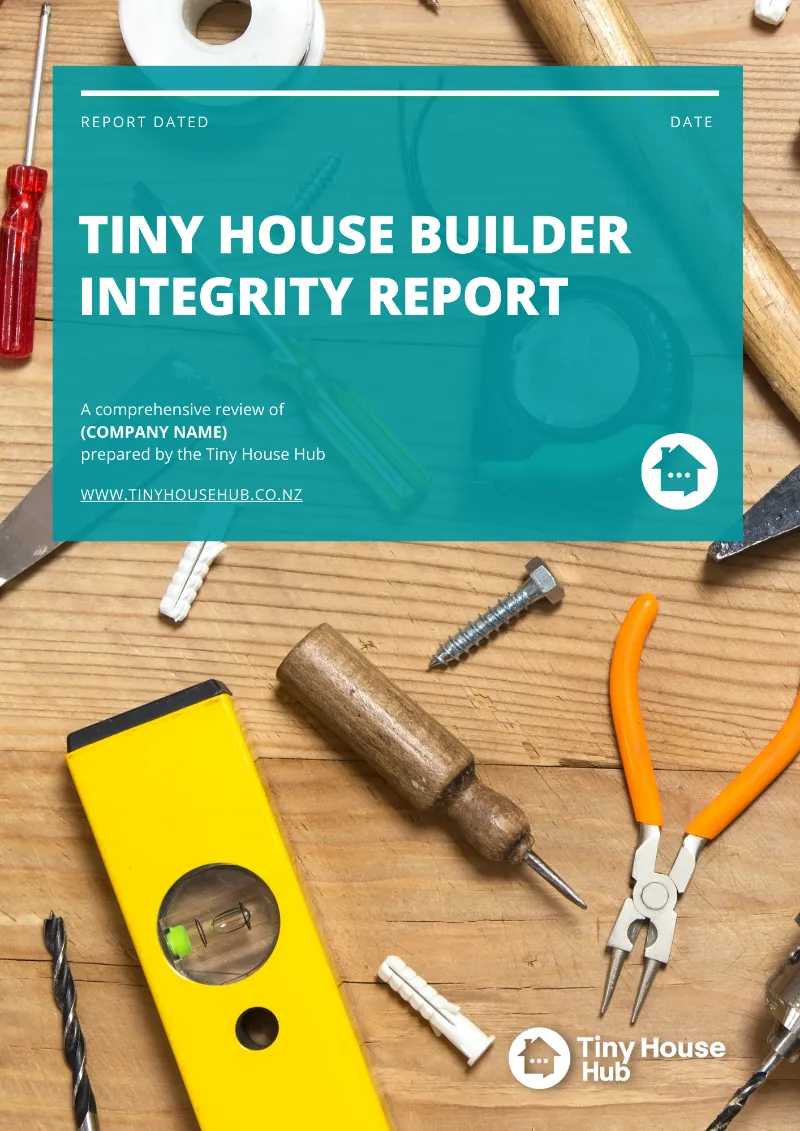 Tiny House Builder Integrity Report image