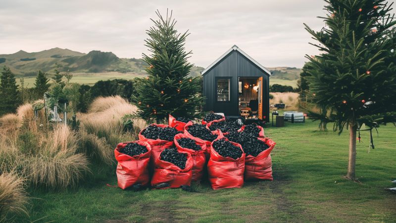 A festive guide to what NOT to do with your tiny house build!