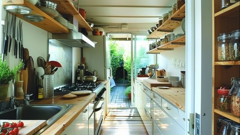 Tiny kitchen’s & mighty functionality, smart layouts and storage hacks
