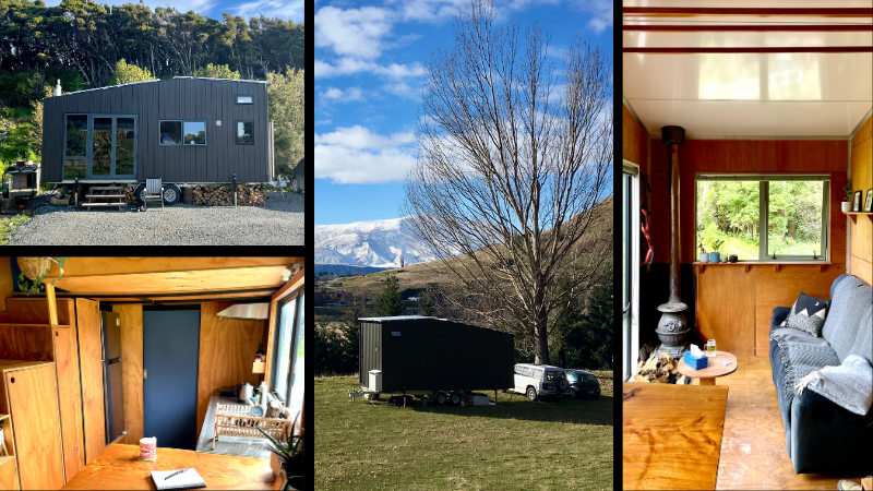 Escaping the cost of living crisis, Aimi & Olly found bliss in a budget-friendly, off-grid tiny home