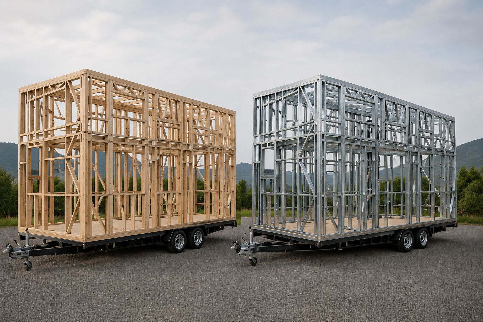 STEEL VS TIMBER: Which is better for your tiny house build?