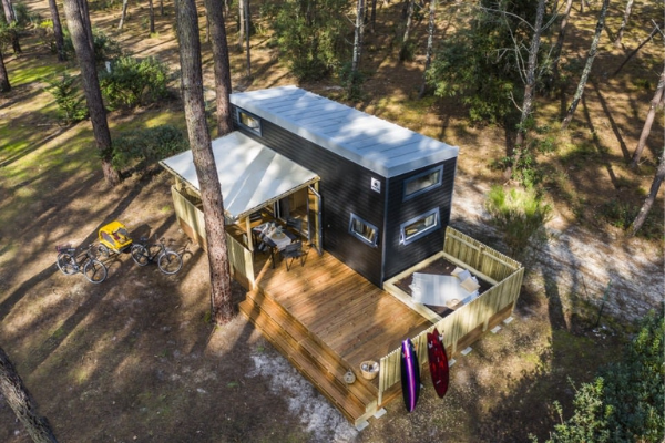 Setting up your tiny house on wheels on the land